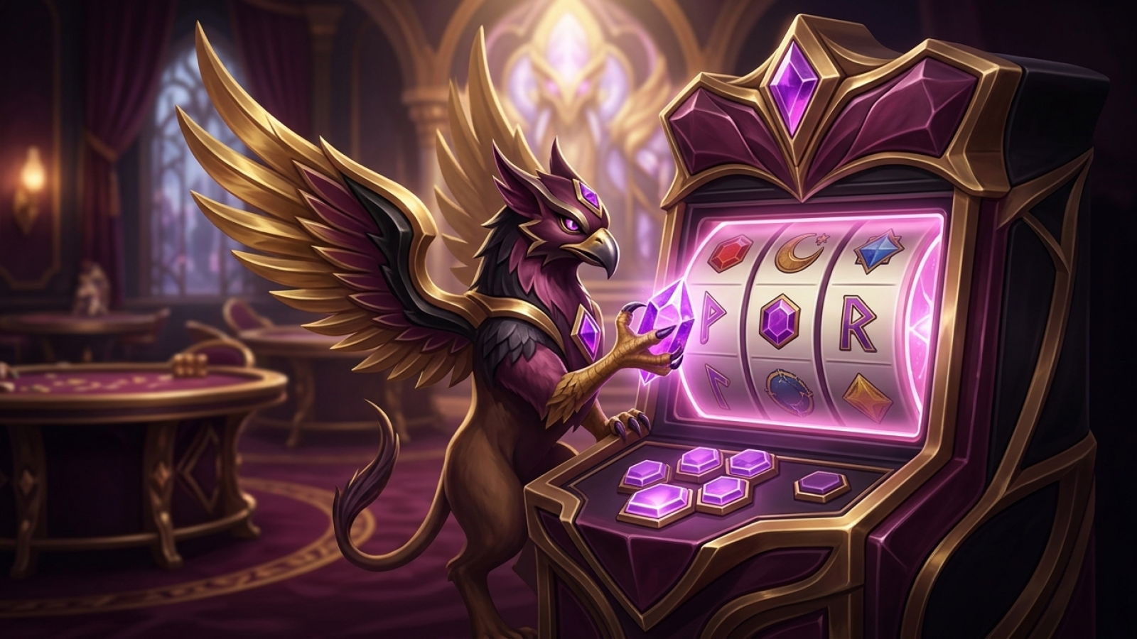 Wolfy Casino: Illustrativ scen; Betyg: 5.6/10; Licens: Curacao Gaming Control Board